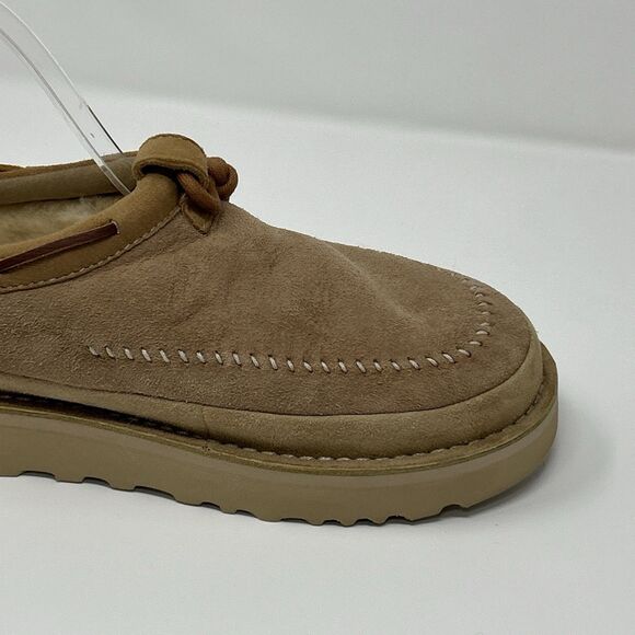UGG Tasman Regenerate Sheepskin Sand Suede Women 11 Men 10 Tassel STORE MODEL - Picture 7 of 16